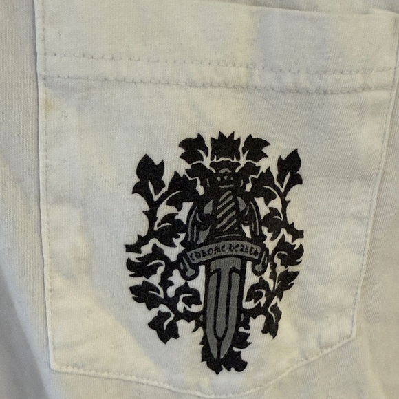 Chrome Hearts White Tee with Black Graphic - Picture 2 of 3